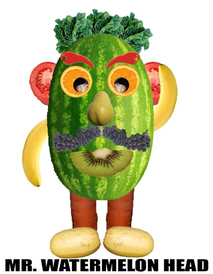 Photoshop: Mr.Watermelon Head